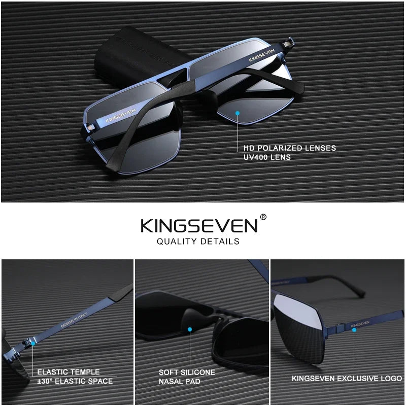 2024 Men'S Polarized Sunglasses Fashion Ultra Thin Temples Sun Glasses for Men Outdoor Travel