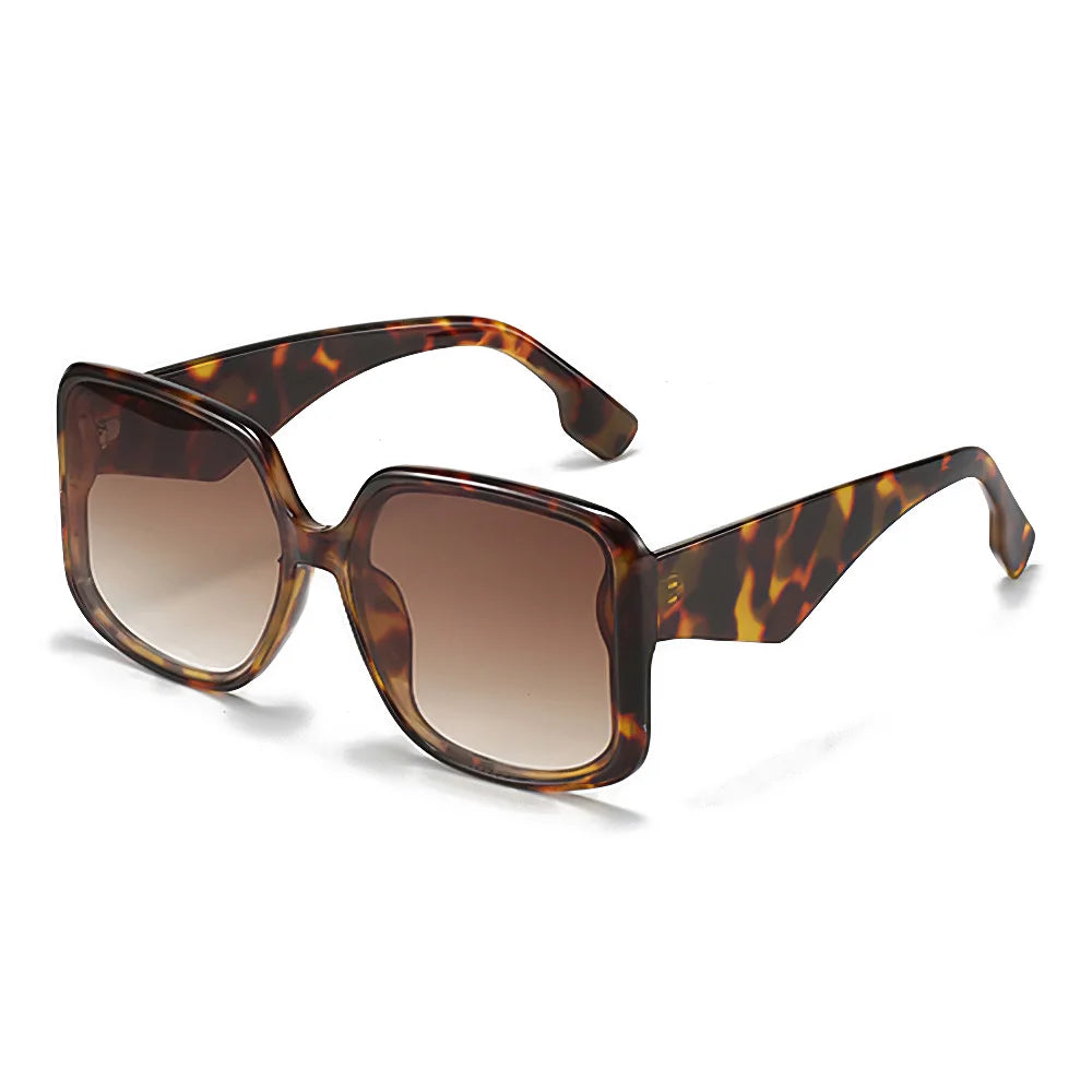 Elevate Your Style with the 2025 Women's Oversized Gradient Sunglasses - Unique Double Frame Design & UV400 Protection