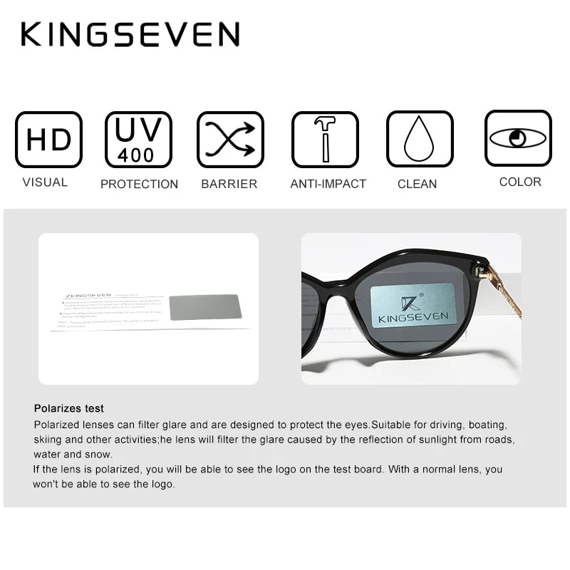 Elevate Your Style with 2024 Luxury Polarized Women's Sunglasses - Gradient Lens for Ultimate UV Protection