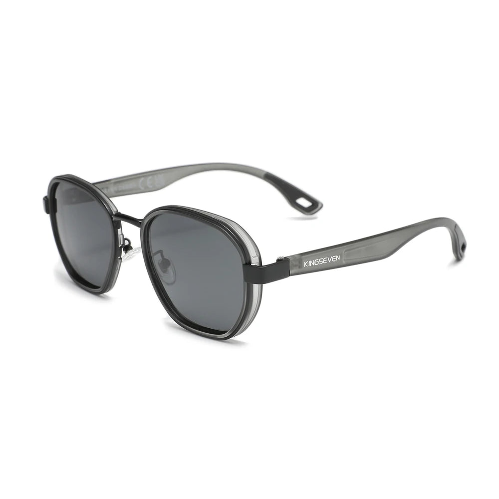 Stylish Polarized Sunglasses for Men - Vintage Oval Eyewear with UV400 Protection