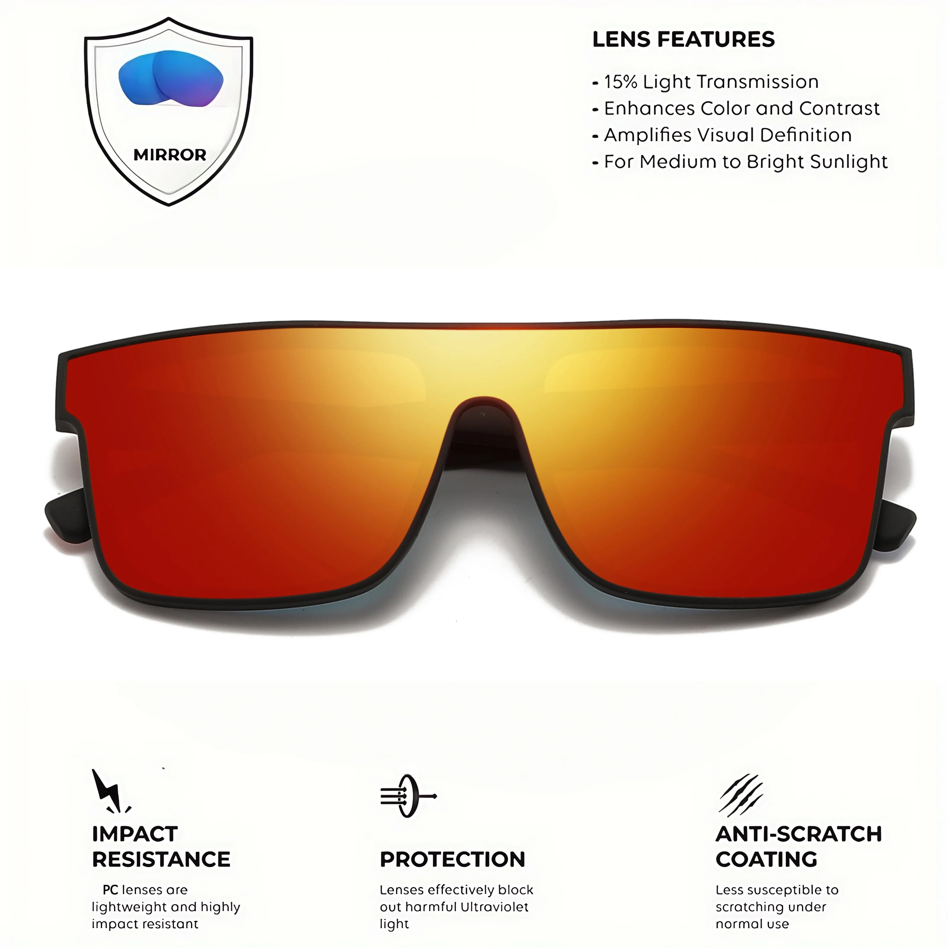 Elevate Your Outdoor Style with Classic Square Sports Sunglasses - Unisex Design for Cycling, Hiking, and Travel - The Ultimate Gift for Adventurers