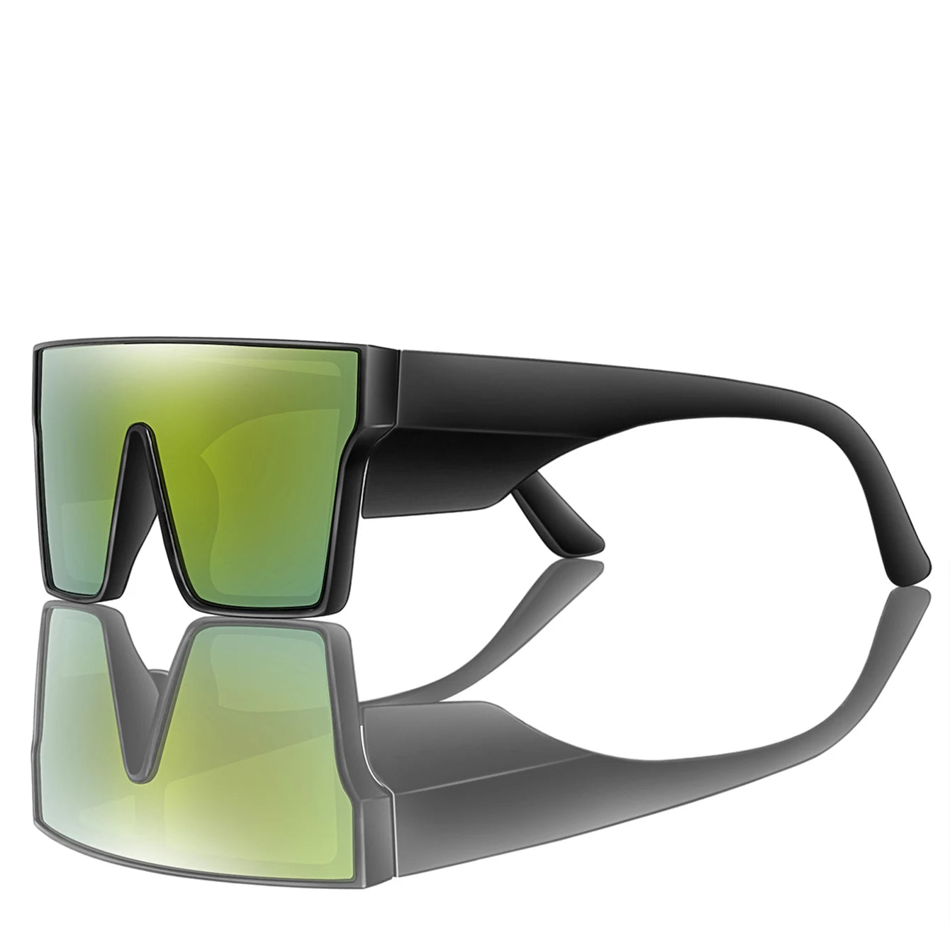 Elevate Your Outdoor Adventures with Colorful UV400 Big Frame Sunglasses for Men and Women - Perfect for Cycling, Hiking, Running, and Driving!