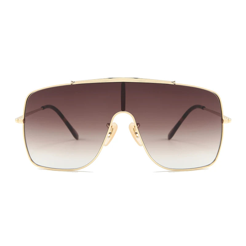 Elevate Your Style with Hip Hop Trend Sunglasses - Fashionable Big Frame Eyewear for Modern Women and Men