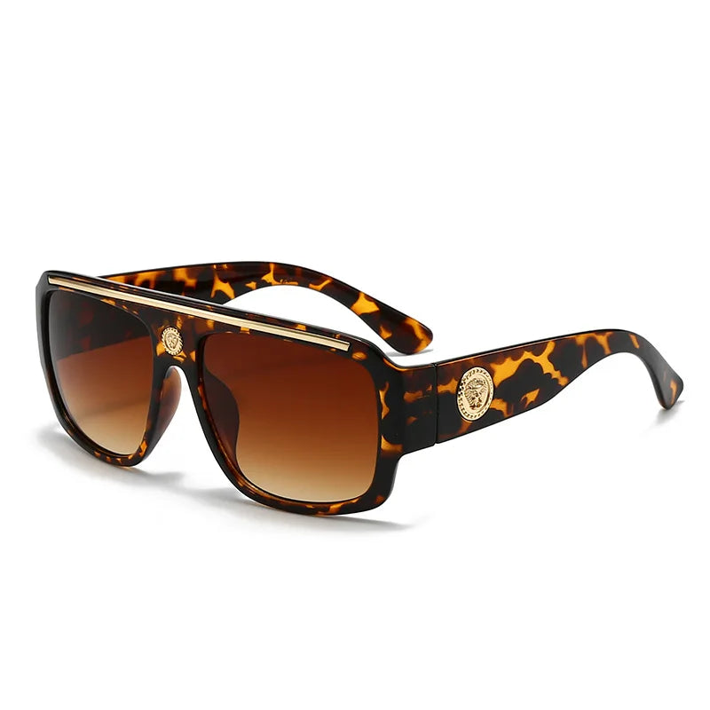 Elevate Your Style with the 2025 Trendy Men's Thick Frame Sunglasses - Fashion-Forward Catwalk Shades for the Modern Man