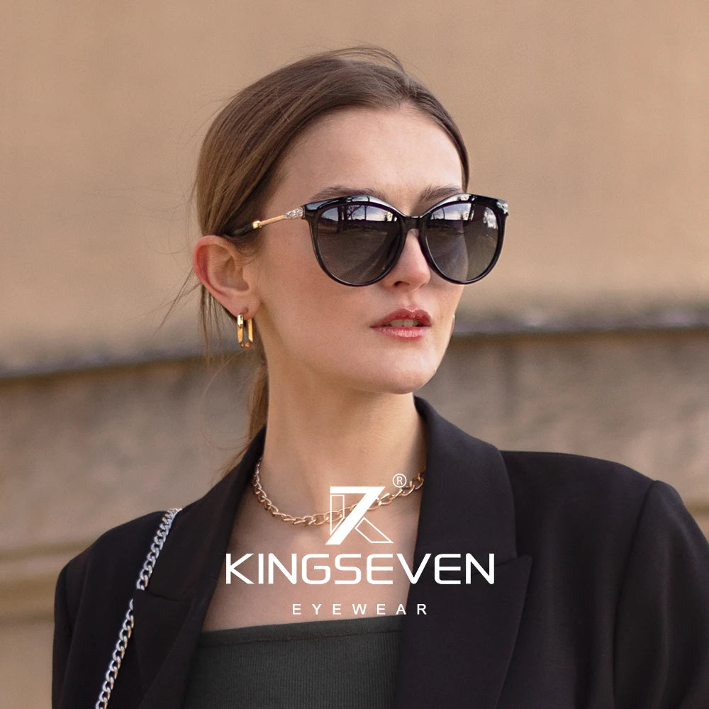 Elevate Your Style with 2024 Luxury Polarized Women's Sunglasses - Gradient Lens for Ultimate UV Protection