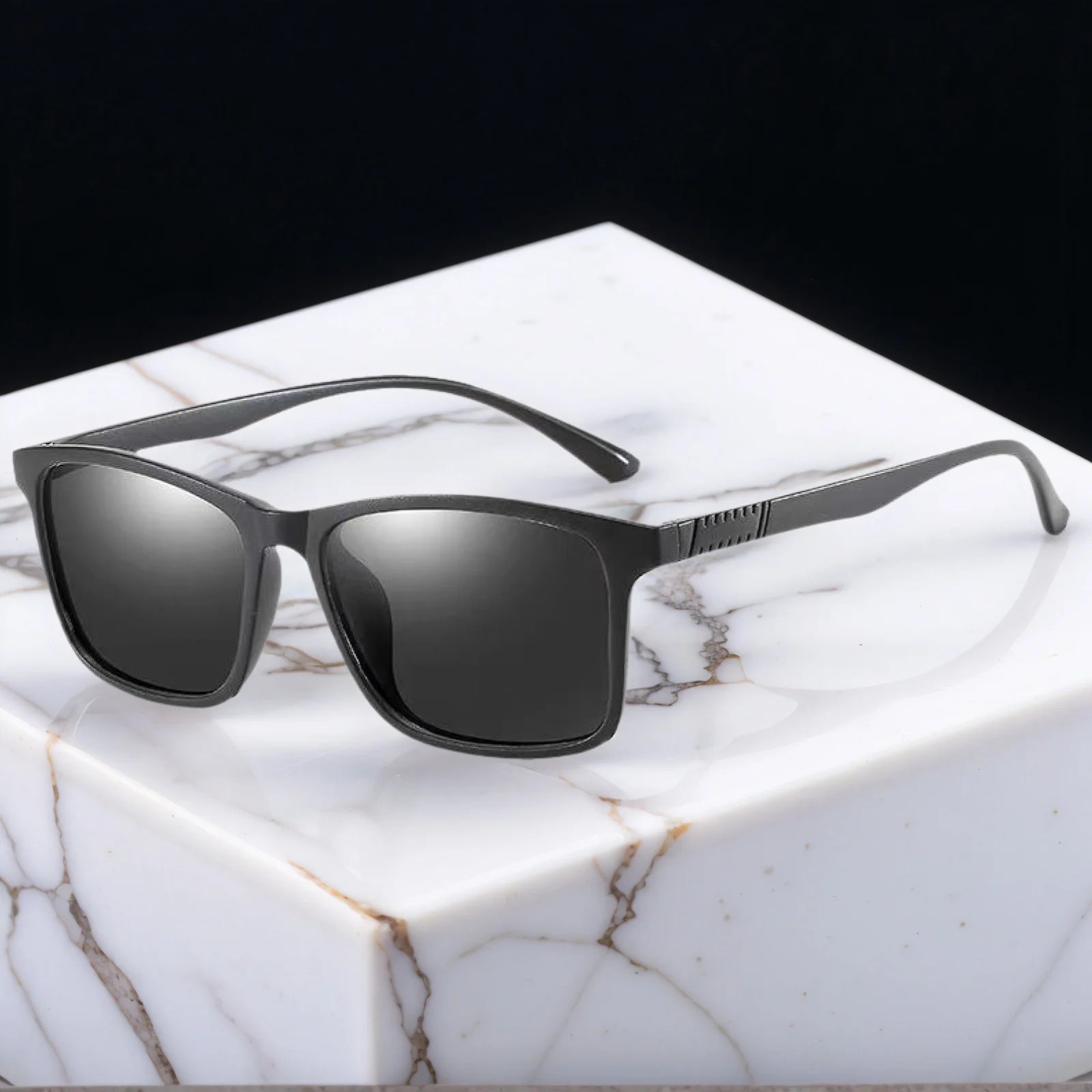 Elevate Your Style with UV400 Cycling Sunglasses for Men and Women - Luxury Designer Square Frames Perfect for Driving and Fishing