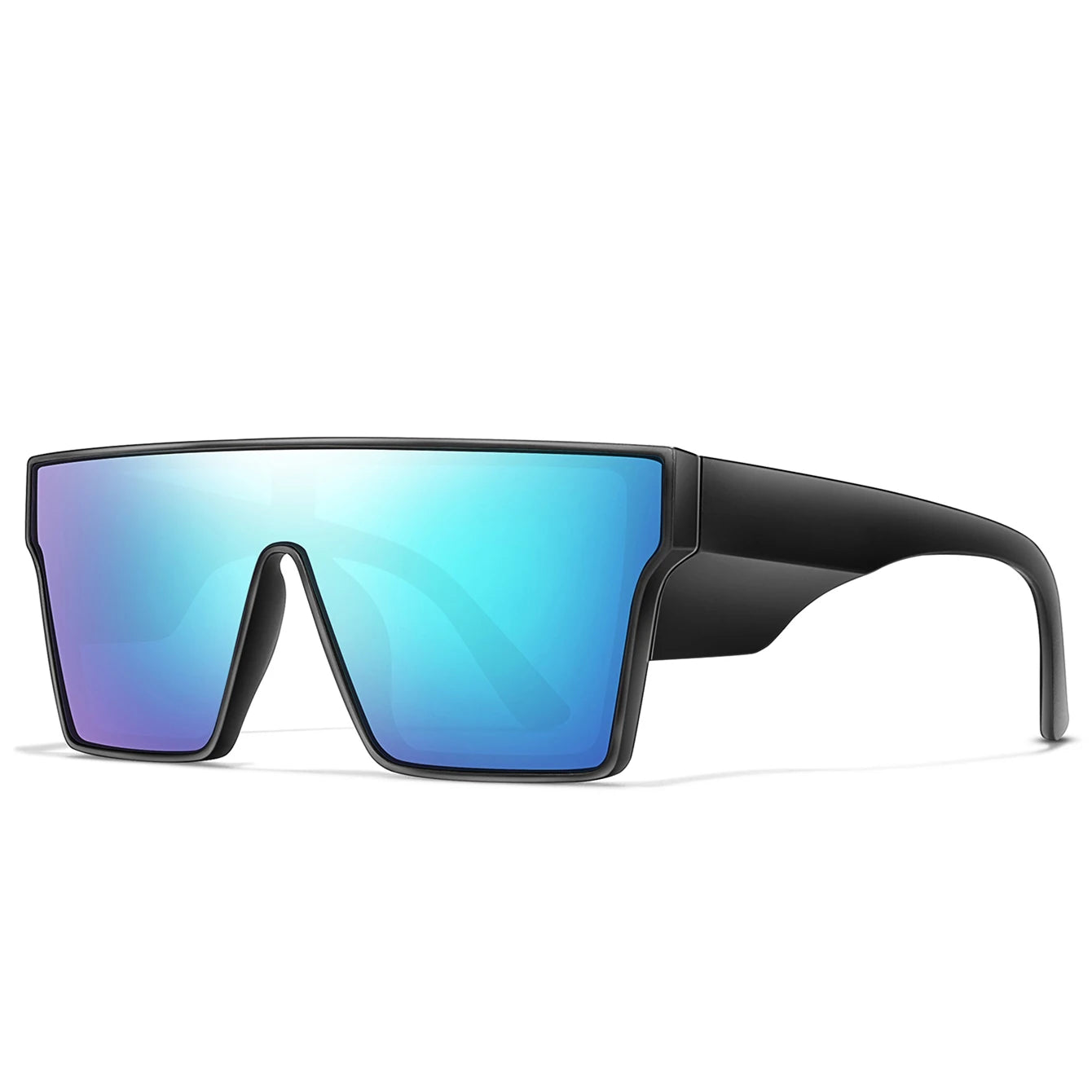 Elevate Your Outdoor Adventures with Colorful UV400 Big Frame Sunglasses for Men and Women - Perfect for Cycling, Hiking, Running, and Driving!