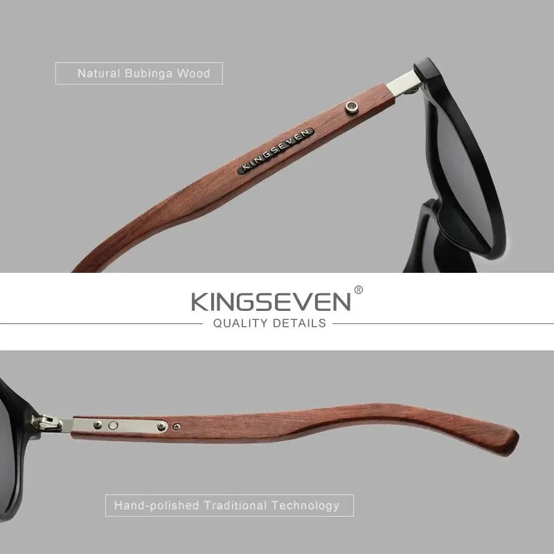 Elevate Your Style with 2024 Men's Polarized UV400 Wood Sunglasses – Perfect for Driving and Outdoor Adventures!