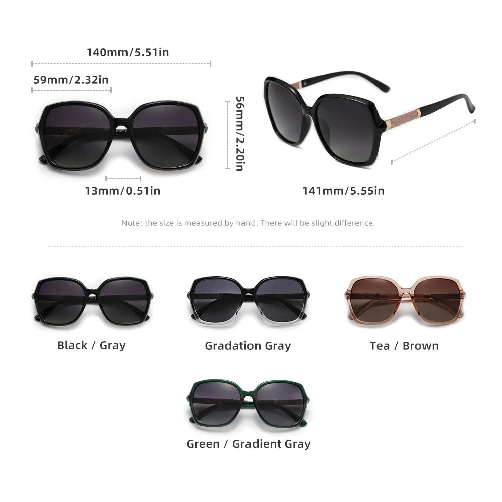 Elevate Your Style with Designer Butterfly Sunglasses for Women - UV400 Polarized Protection for Shopping and Vacation