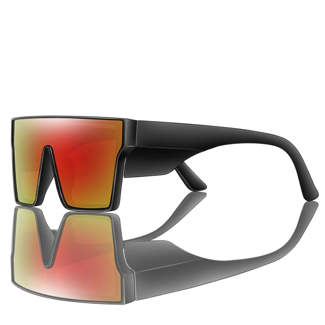 Elevate Your Outdoor Adventures with Colorful UV400 Big Frame Sunglasses for Men and Women - Perfect for Cycling, Hiking, Running, and Driving!