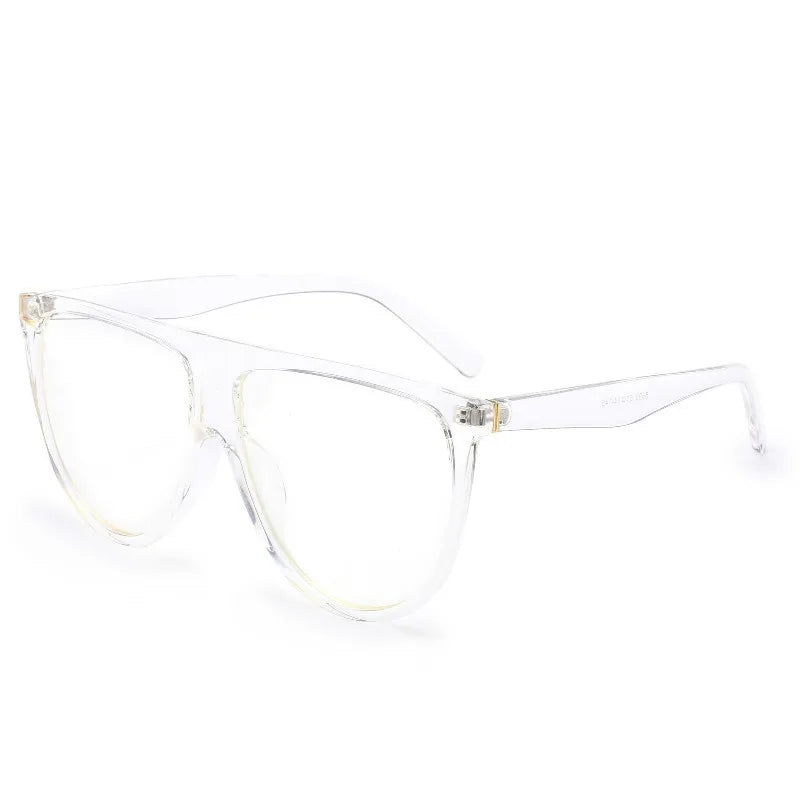 Elevate Your Style with Luxury Retro Flat Top Oversized Sunglasses - Perfect for Women, UV400 Protection