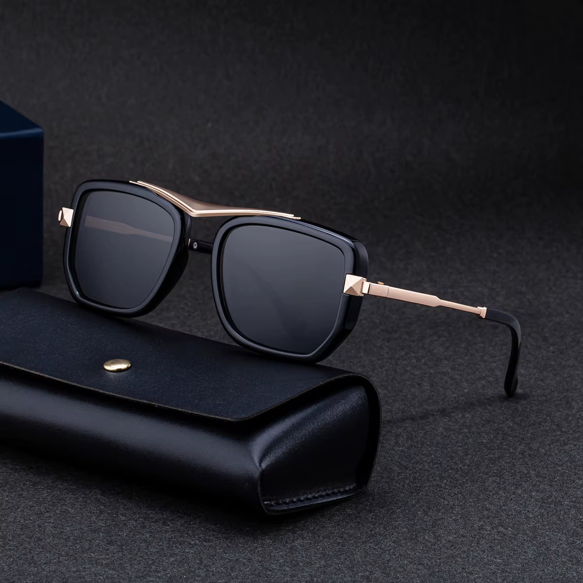  Designer Soft Square PC Frame UV400 Sunglasses for Men 