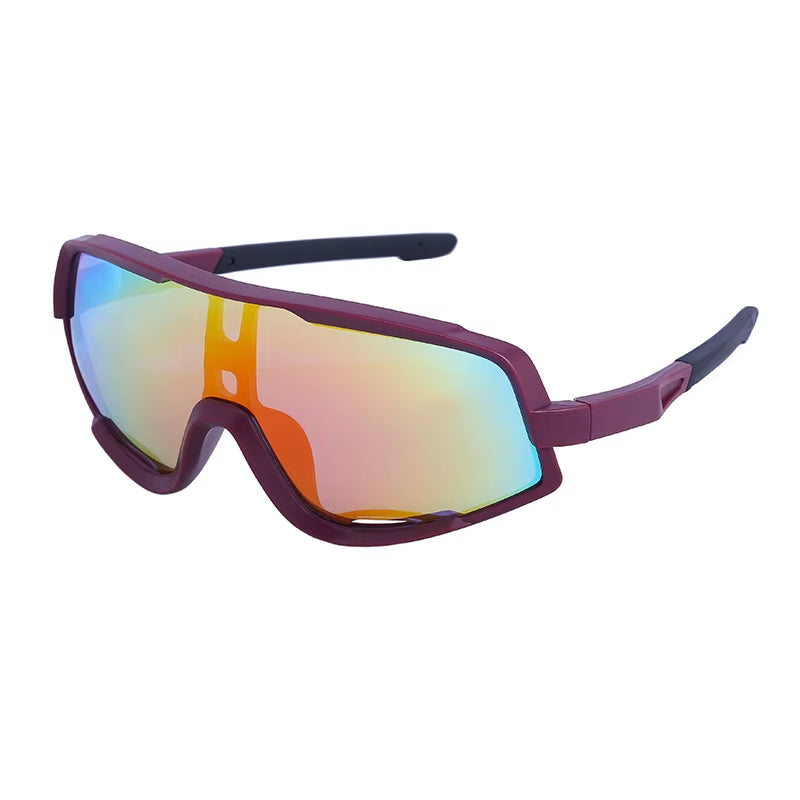 Sport Oversized One Piece Coating UV400 Sunglasses for Women & Men