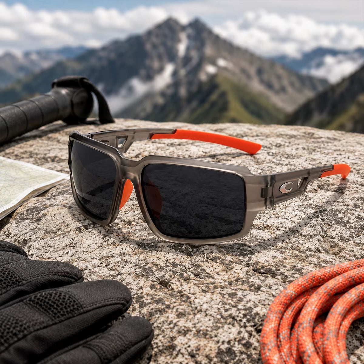 Sport Outdoor Rectangle Polarized UV400 Sunglasses for Women & Men