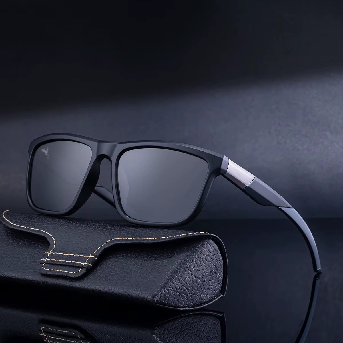 Fashion Square Polarized Driving UV400 Protection Sunglasses for Men