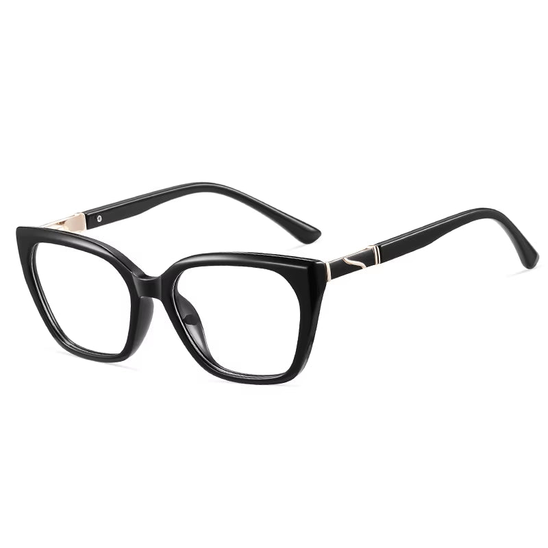 Fashion TR90 Cat Eye Spring Hinge Eyeglasses for Women