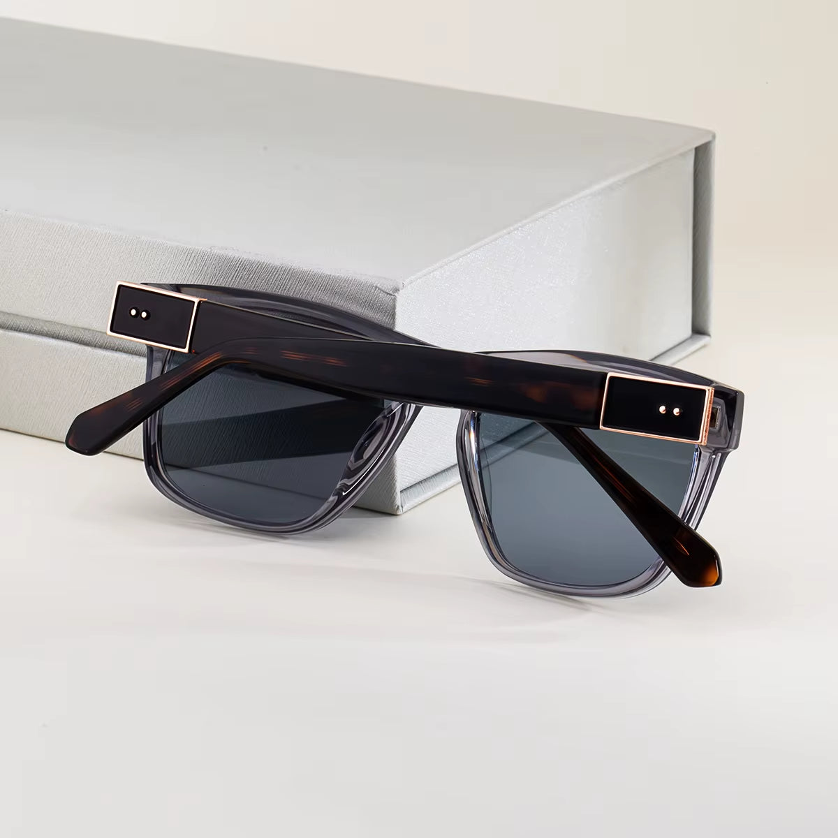  Designer Square Pin-In Temples UV400 Sunglasses for Men & Women 