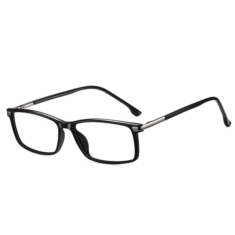 Classic TR90 Rectangle Spring Hinge Eyeglasses for Men