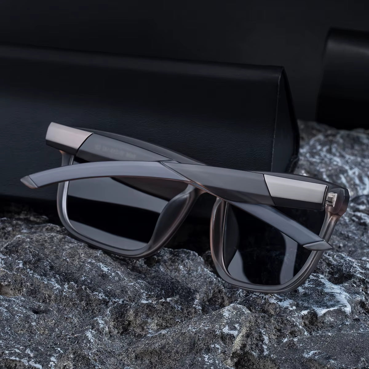 Fashion Square Polarized Driving UV400 Protection Sunglasses for Men