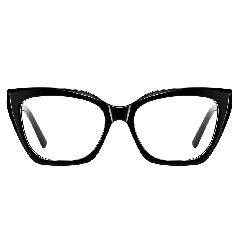 Cat Eye Acetate Pin-In Spring Hinge Eyeglasses for Women