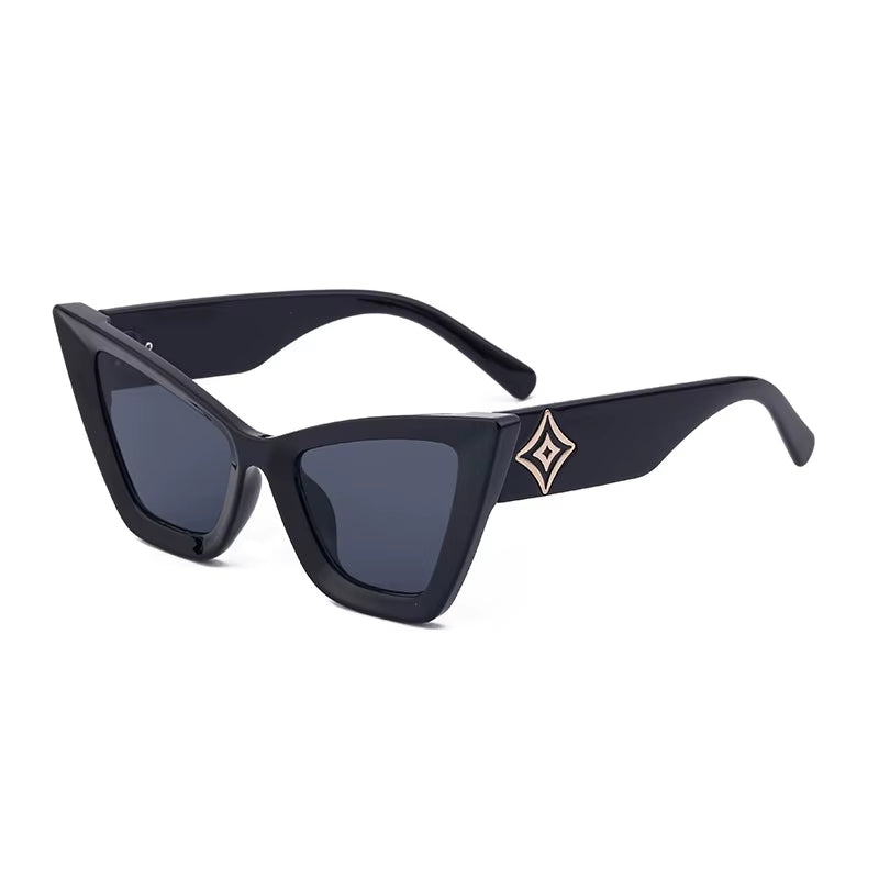 Fashion Cat Eye Designer Oversized Frame UV Sunglasses for Women & Men