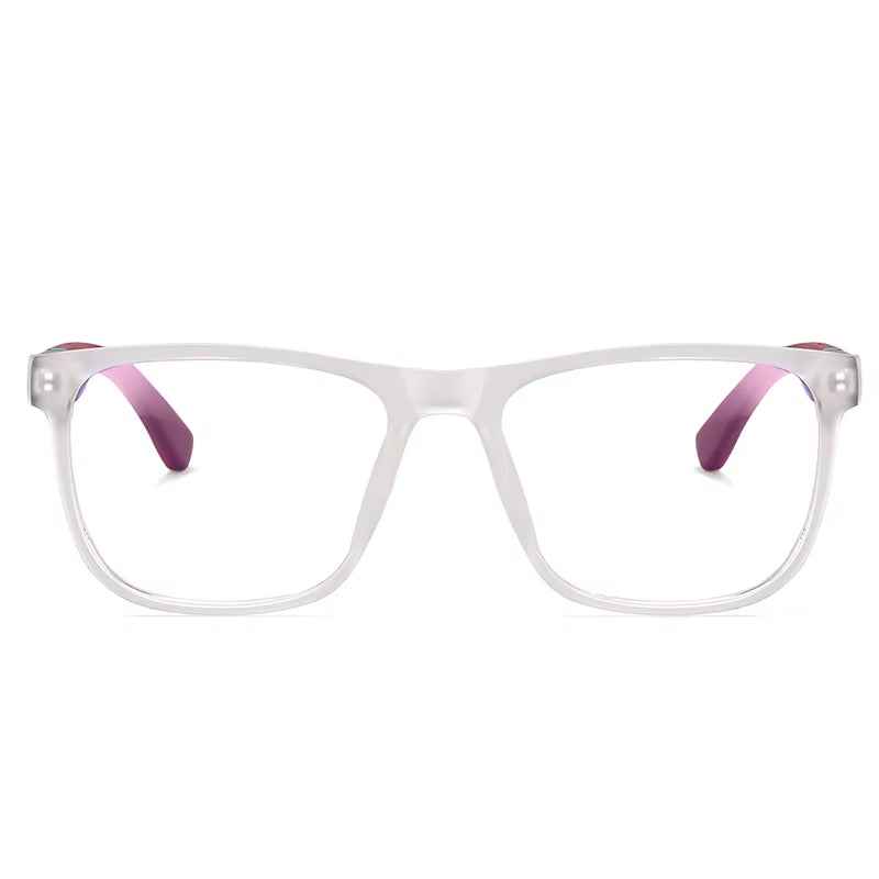Square TR90 Spring Hinge Eyeglasses for Men
