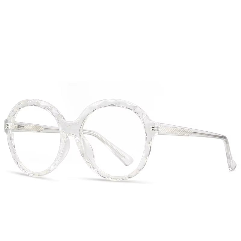 Fashion TR90 round CP Arm Spring Hinge Eyeglasses for Women 