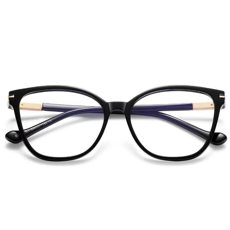 Square TR90 Frame Spring Hinge  Eyeglasses for Women