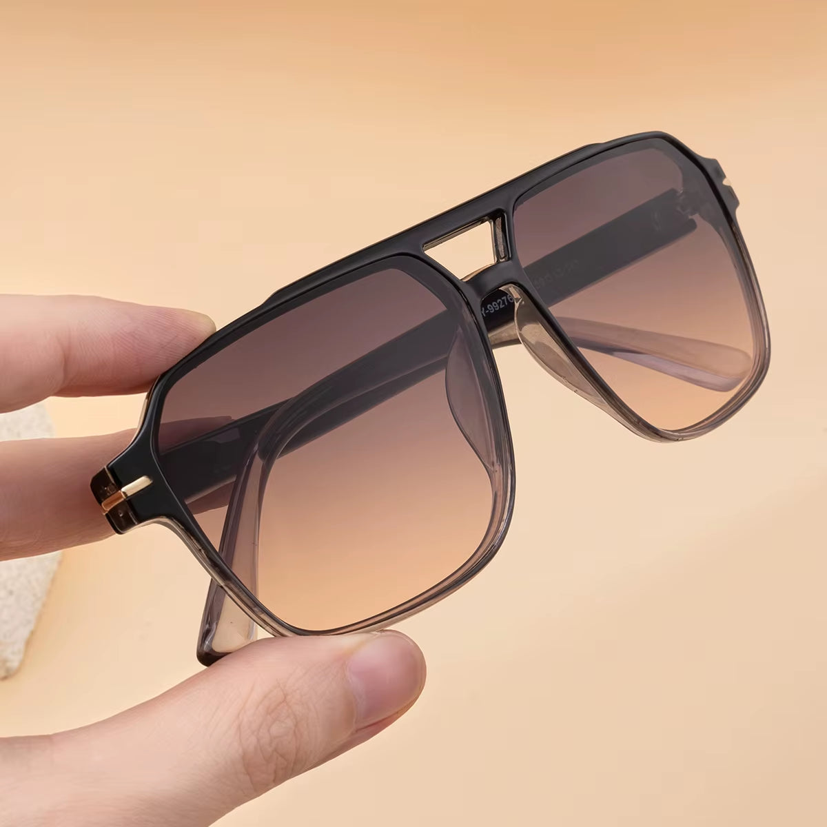 Designer Square Double Bridge UV400 Protection Sunglasses for Women & Men