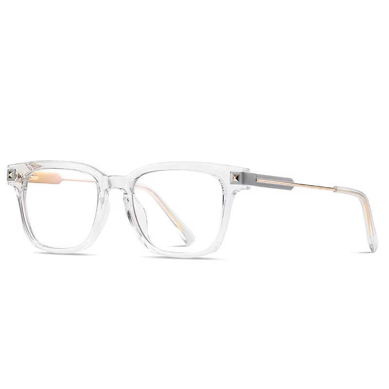 TR90 Square Spring Hinge Eyeglasses for Men