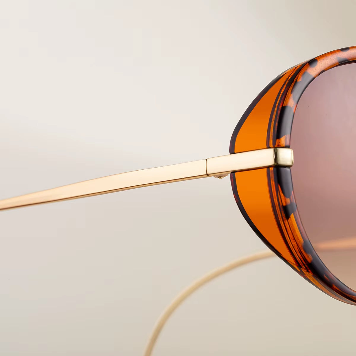  Designer round Oversized Double Bridge UV400 Sunglasses for Women