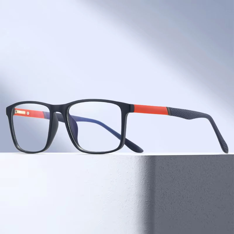  Retro TR90 Spring Hinge Eyeglasses for Men