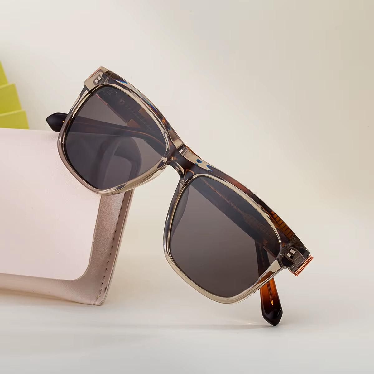  Designer Square Pin-In Temples UV400 Sunglasses for Men & Women 