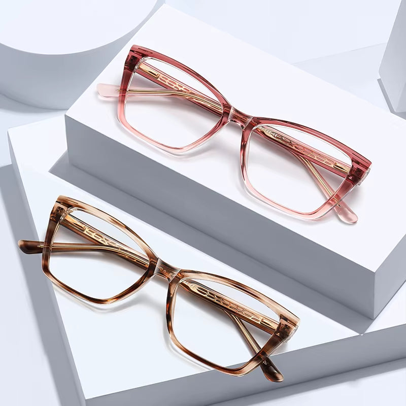 Fashion Cat Eye CP Spring Hinge  Eyeglasses for Women